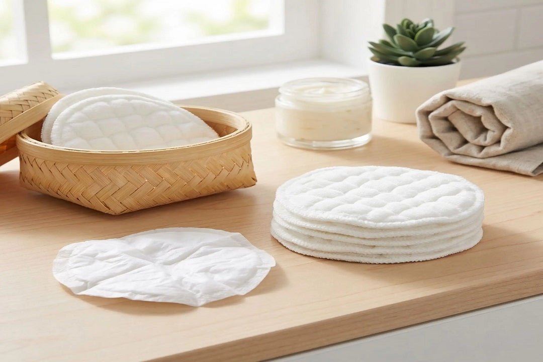 coussinet d'allaitement lavable ou jetable blanc