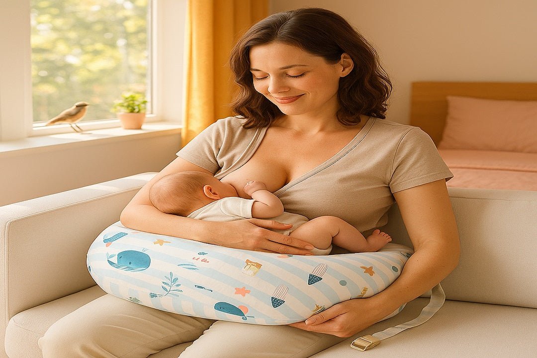coussin d'allaitement pratique Babyluxo