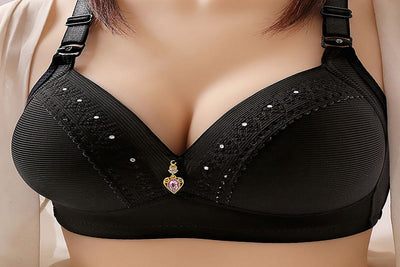 soutien gorge allaitement bretelles ajustables noir