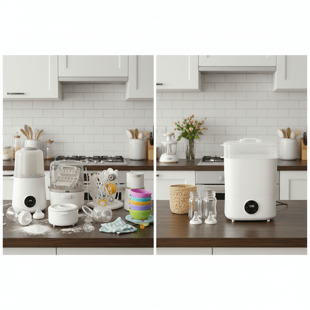 sterilisateur-biberon-vapeur-intelligent-avant-apres-4-appareil-vesus-1-remplissant-les-4-fonctions