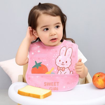 bavoir bébé tranquilité d'esprit fermeture ajustable à motif bleu lot de 6
