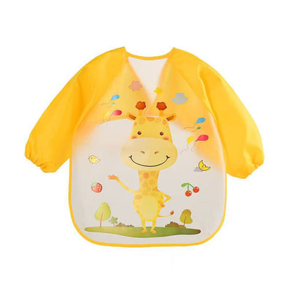 bavoir-manche-longue-protection-intrégrale-girafe