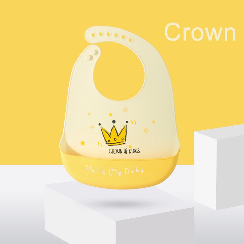 bavoir-silicone-souple-et-facile-à-nettoyer-couronne