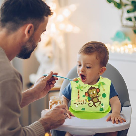 BAVOIRS-BEBE-POCHE-RÉCUPÉRATRICE-SOFTCLEAN-DÉTACHABLE-SINGE