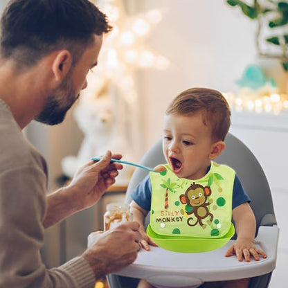 BAVOIRS-BEBE-POCHE-RÉCUPÉRATRICE-SOFTCLEAN-DÉTACHABLE-SINGE