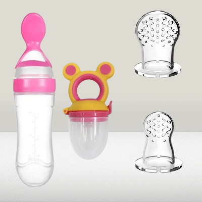 biberon cuillère Kit repas pratique bébé NewBabyFeedingBottle Rose