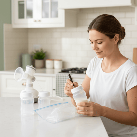 biberon-maman-étiquetant-conservation-lait-maternel-et-jus-sans-bpa-blanc