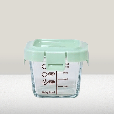 BOITE HERMETIQUE EN VERRE Alimentation de Qualité GlassFoodStorageBox Vert 
