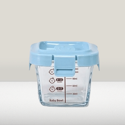 BOITE HERMETIQUE EN VERRE Solide Et Durable GlassFoodStorageBox Bleu 