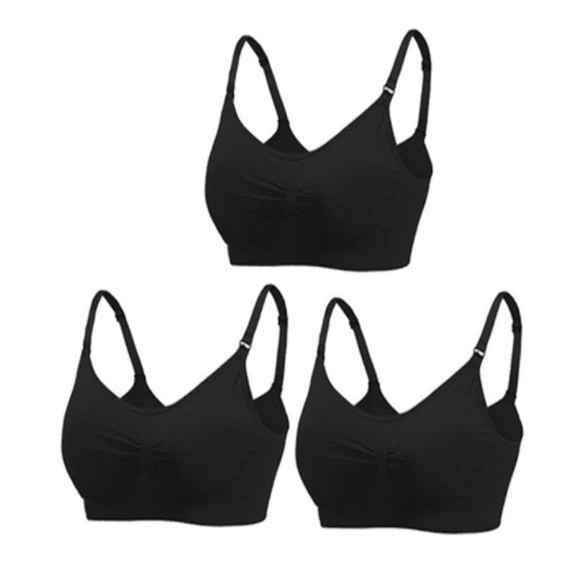 brassière allaitement noir ouverture facile noir 3 Pièces