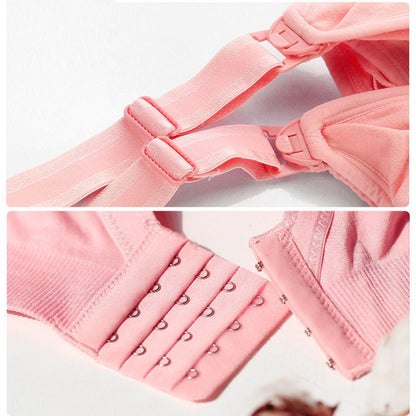 brassière grossesse tissu respirant confort évolutif dentelle rose clair