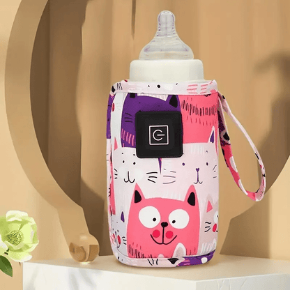 chauffe biberon confortable MilkWaterWarmer Rose 