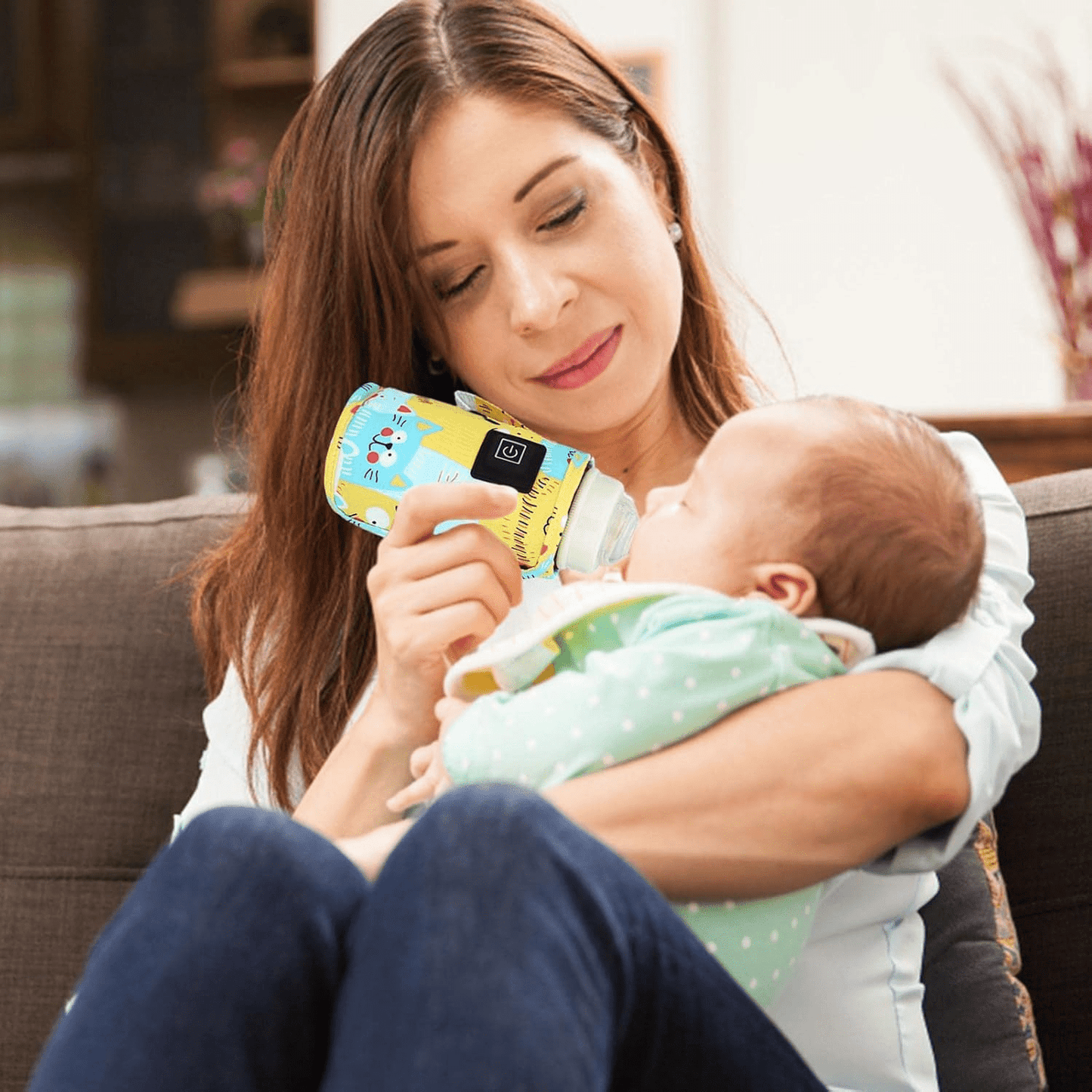 chauffe biberon efficace et sécurisé MilkWaterWarmer Bleu Ciel 