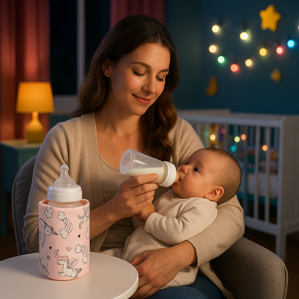 chauffe biberon esprit tranquille BabyBottleWarmer Licorne