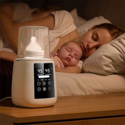 chauffe-biberon-fonction-maintien-au-chaud-multifonction-rapide-6-en-1-électrique-blanc