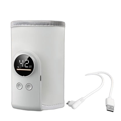 chauffe-biberon-mono-portable-usb-blanc