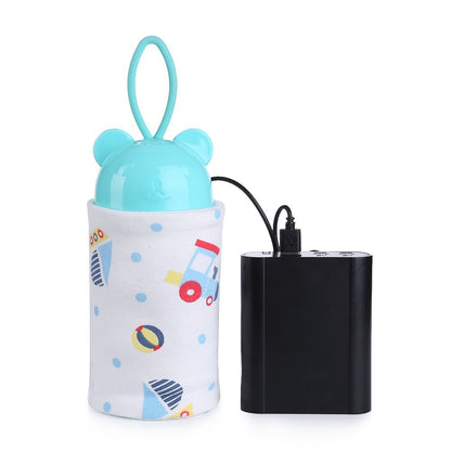chauffe-biberon-nomad-contrôle-de-température-usb-portable-rose-animaux