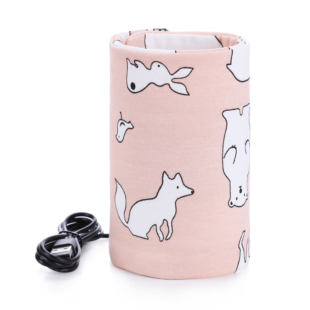 chauffe-biberon-nomad-usb-portable-rose-animaux