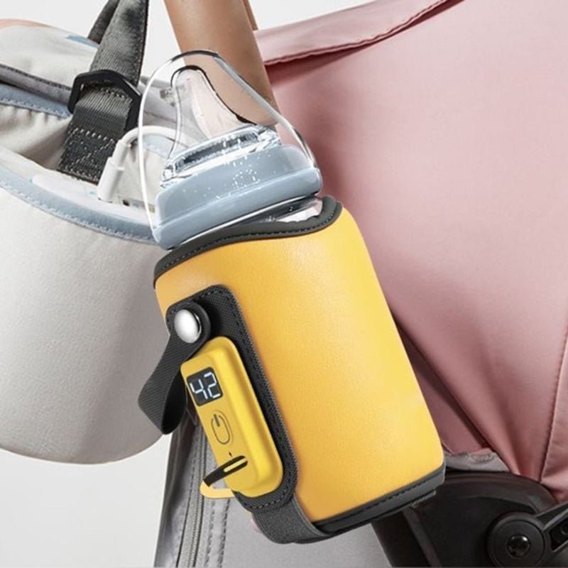 chauffe-biberon-portable-pratique-usb-5-températures-jaune