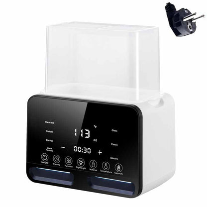 chauffe-biberon-stérilisateur-double-programmable-blanc