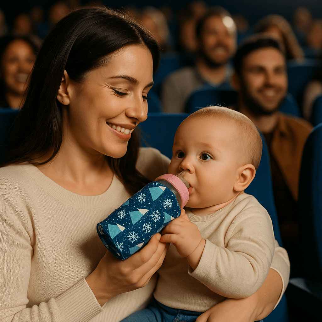 chauffe biberon utilisation simple et facile babybottlewarmer flocon de neige