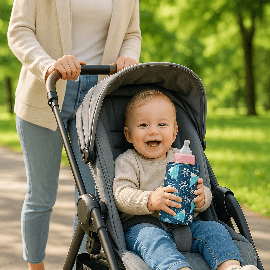 chauffe biberon voyage tranquille et serein babybottlewarmer flocon de neige