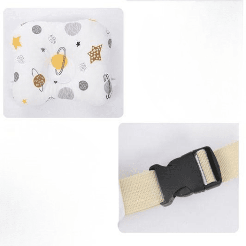 coussin allaitement modulable et sécurité maximum Ergoliberty Blanc