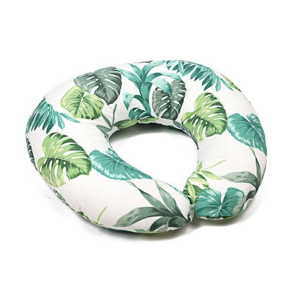 coussin allaitement Eveilune Blanc Grand Feuillage