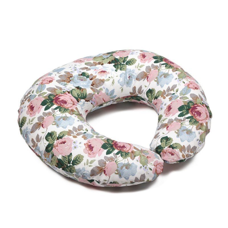 coussin allaitement Eveilune Floral Rose Pastel