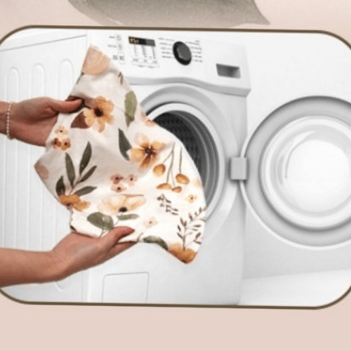 coussin allaitement housse lavable en machine Eveilune Floral Rose