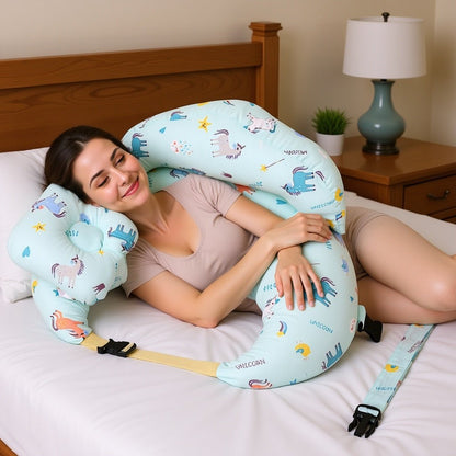 coussin allaitement pratique support grossesse Ergoliberty Beige