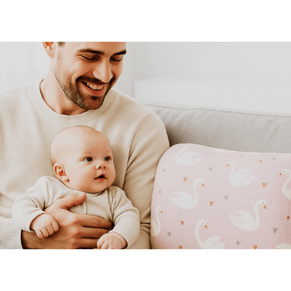 coussin d'allaitement améliorant connexion père et fils confort-maternité