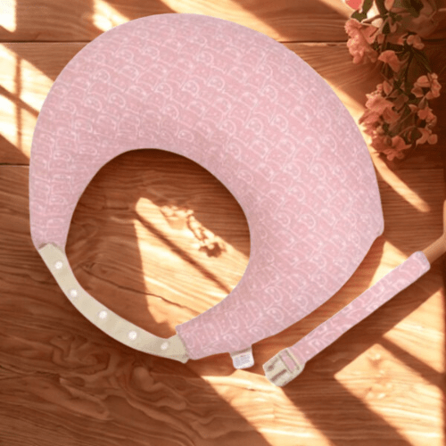 coussin d'allaitement amovible BabyLuxo Rose