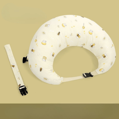 coussin d'allaitement beige avec abeilles BabyLuxo Animaux
