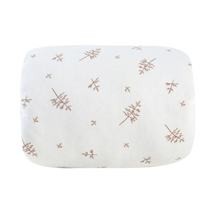 coussin d'allaitement blanc avec feuilles tendercuddle