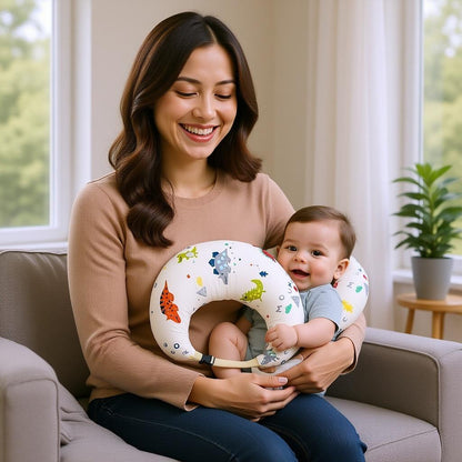 coussin d'allaitement confort optimal BabyLuxo Blanc
