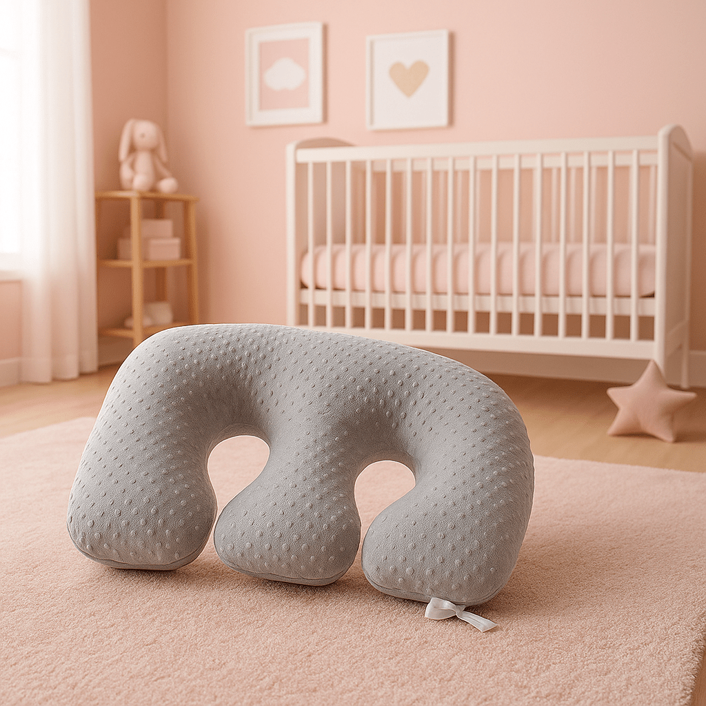 coussin d'allaitement confortable et pratique bambiny rose