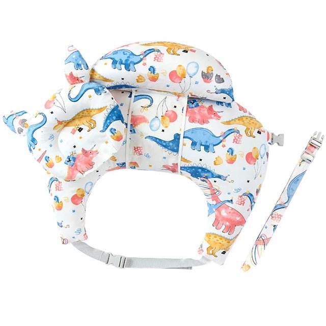 coussin d'allaitement dinosaures serenimum chaton blanc