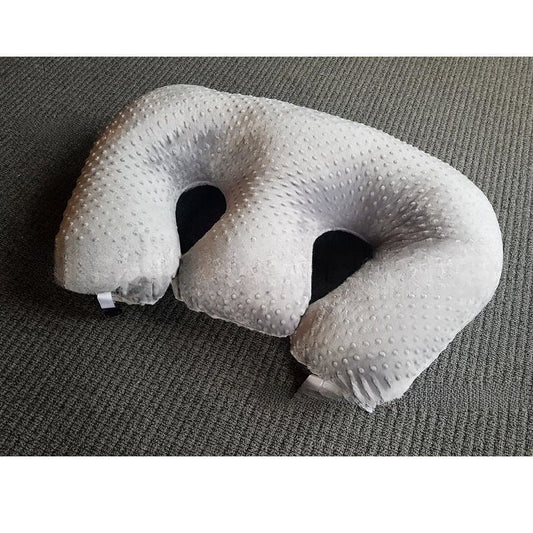 coussin d'allaitement doux et pratique pour allaitement jumeaux Bambiny Blanc