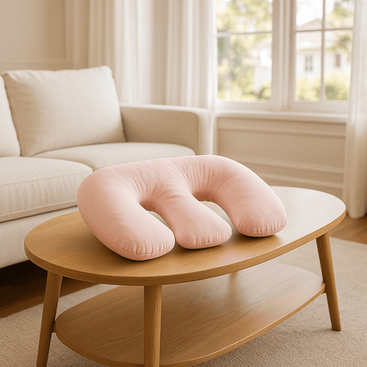 coussin d'allaitement ergonomique Bambiny Bleu Clair