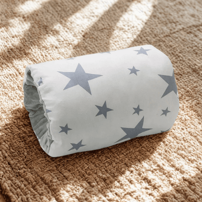 coussin d'allaitement étoiles grises confortmaximum