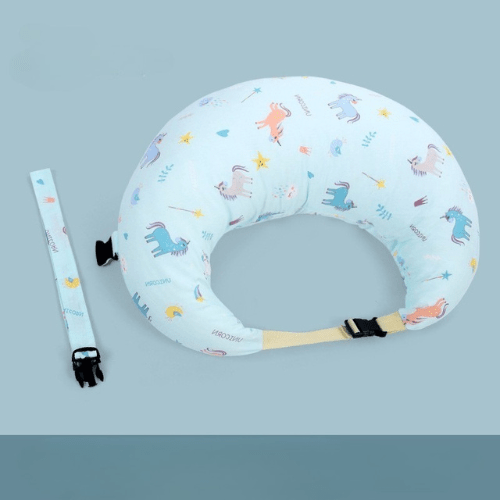 coussin d'allaitement licorne bleue BabyLuxo Bleu