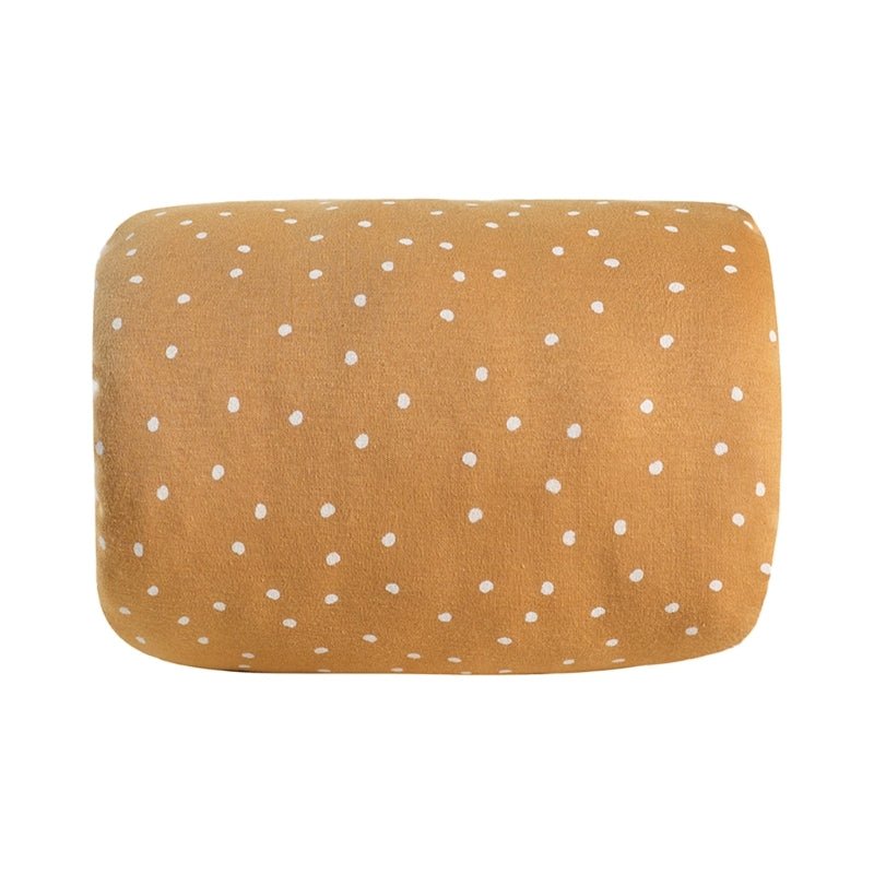  coussin d'allaitement points blancs sur fond brun tendercuddle