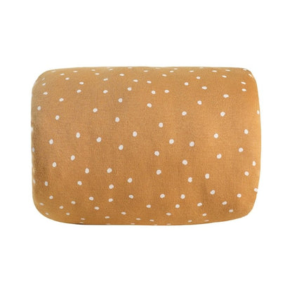  coussin d'allaitement points blancs sur fond brun tendercuddle