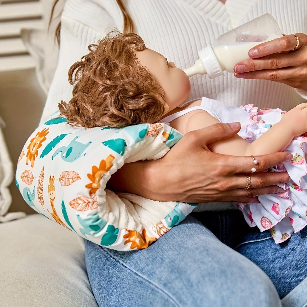 coussin d'allaitement position optimale bébé pendant les repas cozyhug