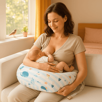 coussin d'allaitement pratique BabyLuxo Rose