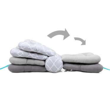 COUSSIN D ALLAITEMENT réglable avec housse amovible Babynestia Bleu