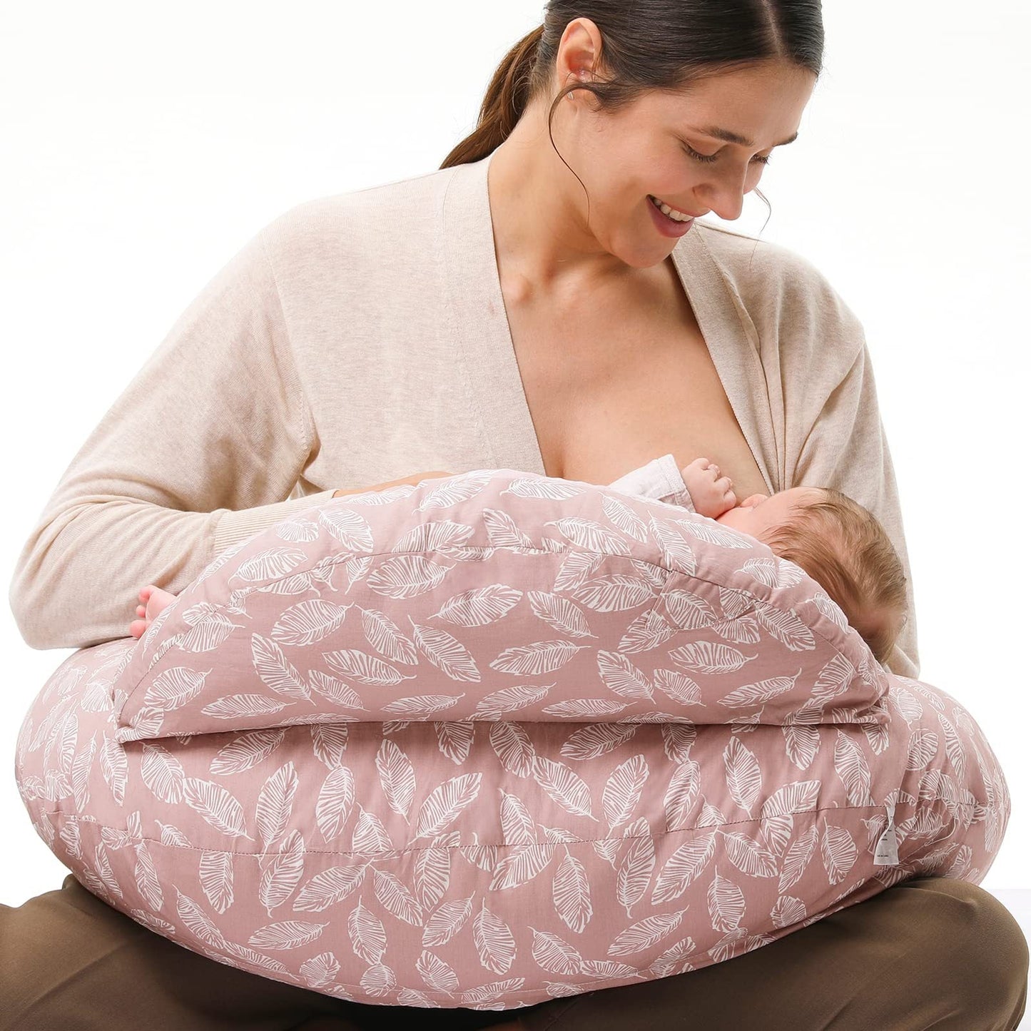 COUSSIN D ALLAITEMENT Rose TENDRIBEL Feuille