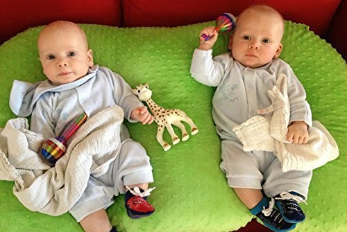 coussin d'allaitement soutien parfait bébé Bambiny Bleu Clair