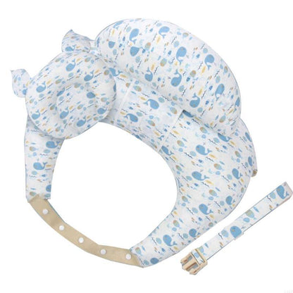 Coussin d'allaitement Serenimum petite baleine bleue vue générale